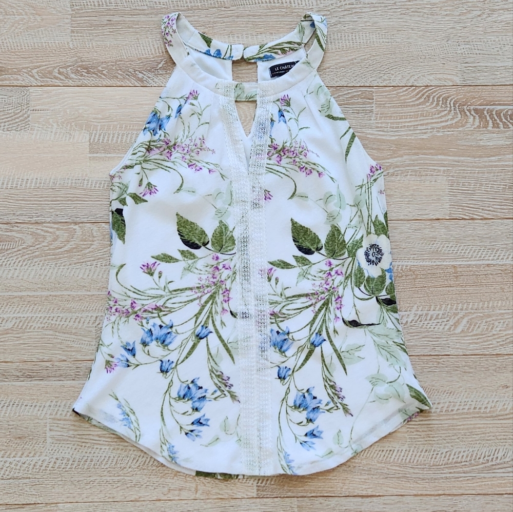 🌲 Floral halter top